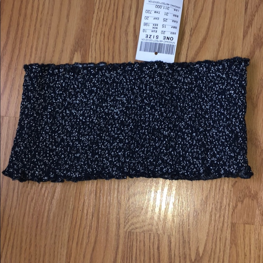 floral tube top